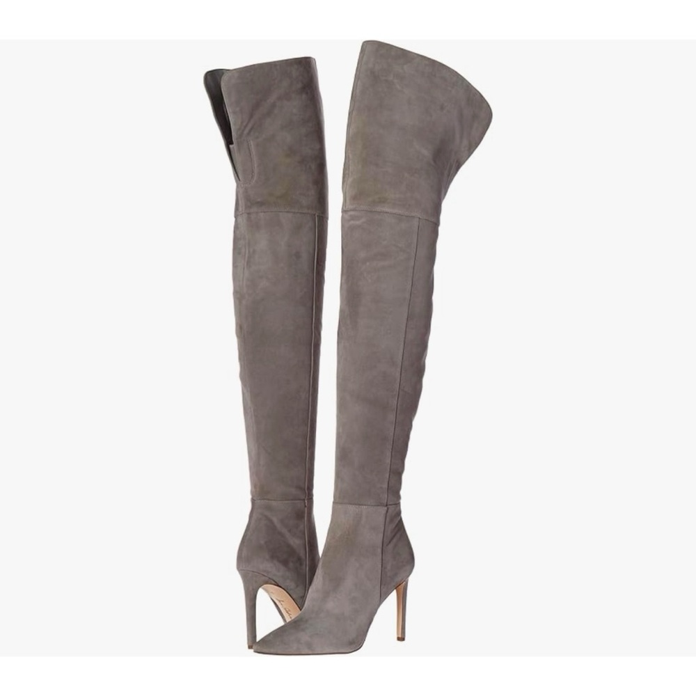 Sam Edelman Gray Heeled Over-the-Knee Boots NWOT